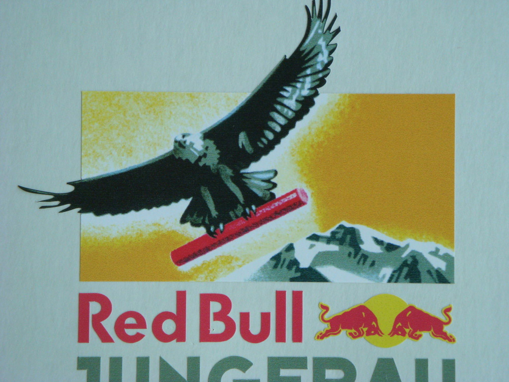 Chris Hart Gmbh Siebdruck Transferdruck: Jungfrau Stafette Red Bull