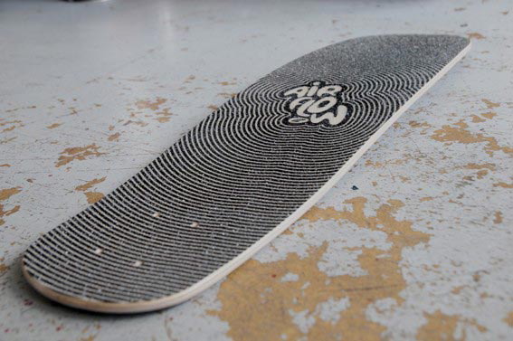 Chris Hart Gmbh Siebdruck Skateboards: Airflow Jani
